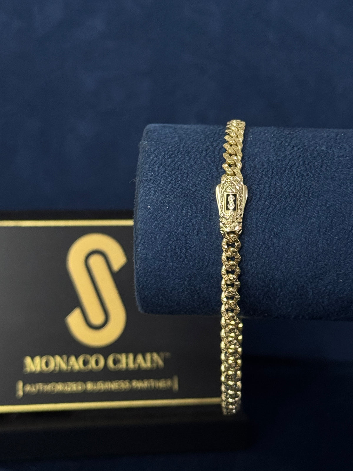 Pulso Mónaco Classic diamantado 5mm 🇲🇨