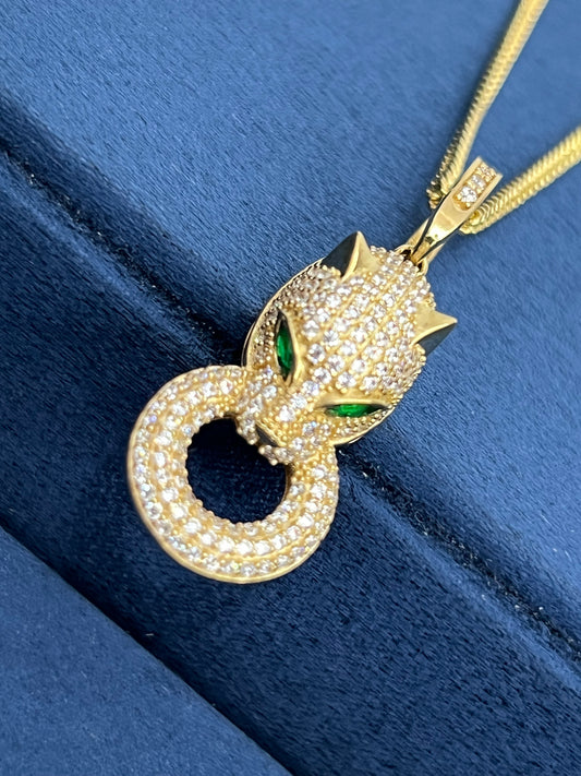 Dije de pantera estilo cartier