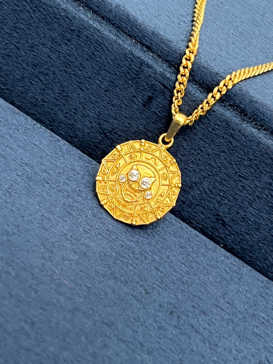 Dije moneda piratas del caribe