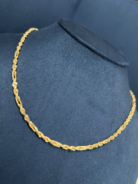 Cadena torzal fígaro