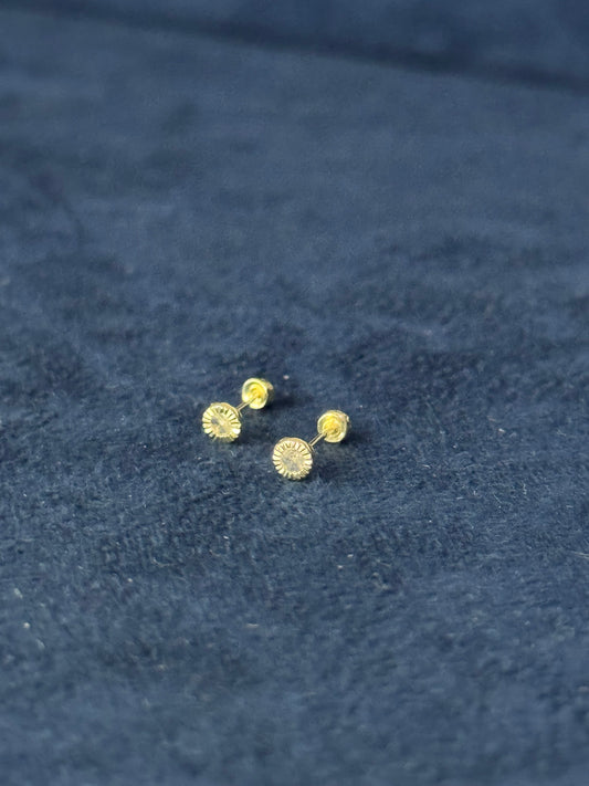 Aretes bicelado diamantado