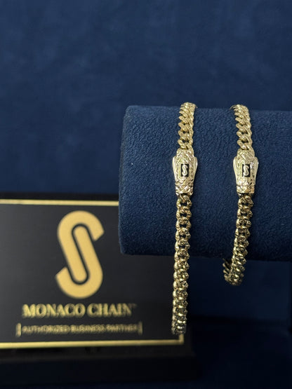 Pulso Mónaco Classic diamantado 5mm 🇲🇨