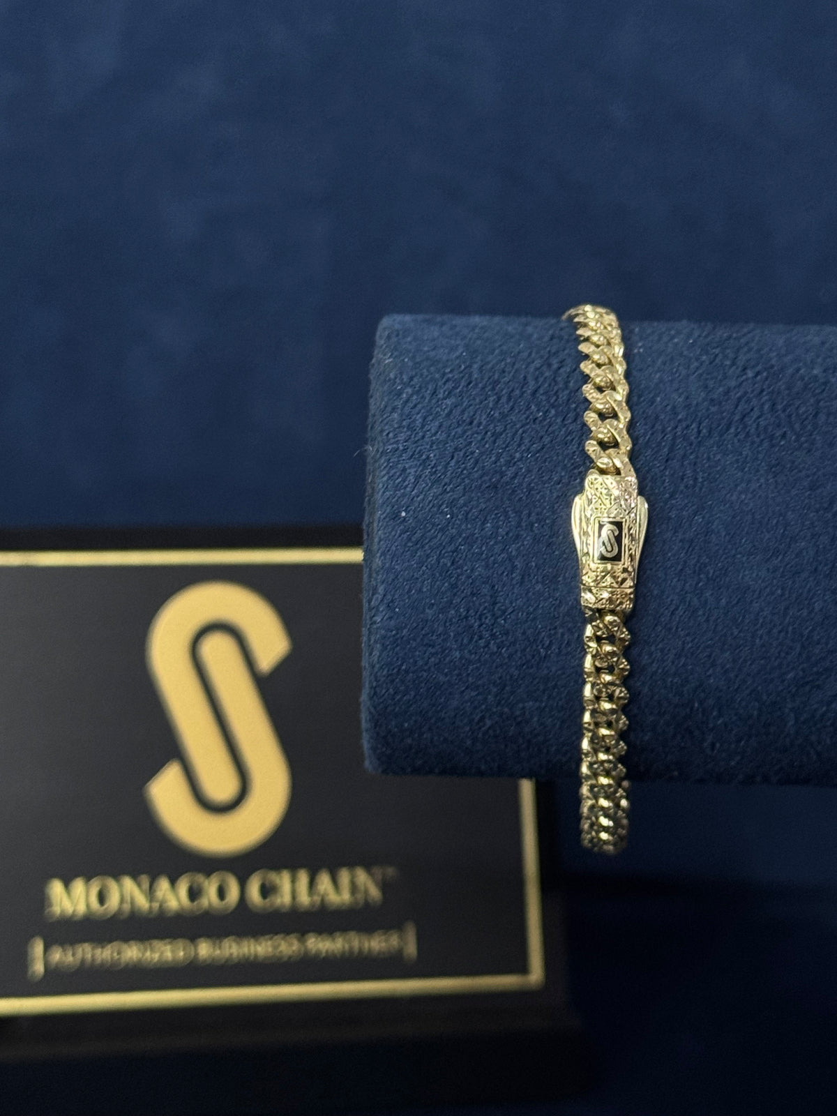 Pulso Mónaco Classic diamantado 5mm 🇲🇨