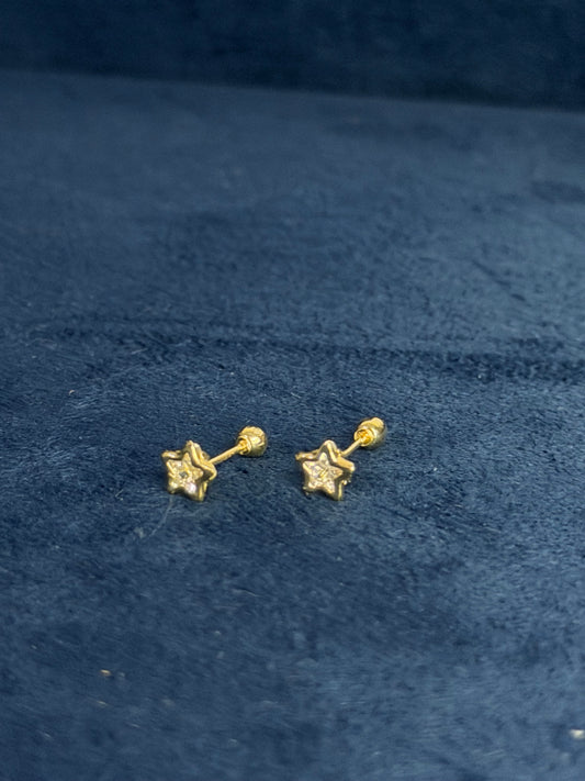 Aretes estrellas