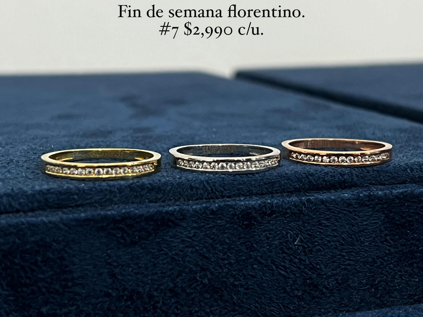 Anillo Fin de semana forentino.