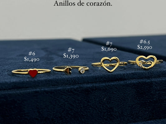 Anillos de Corazón