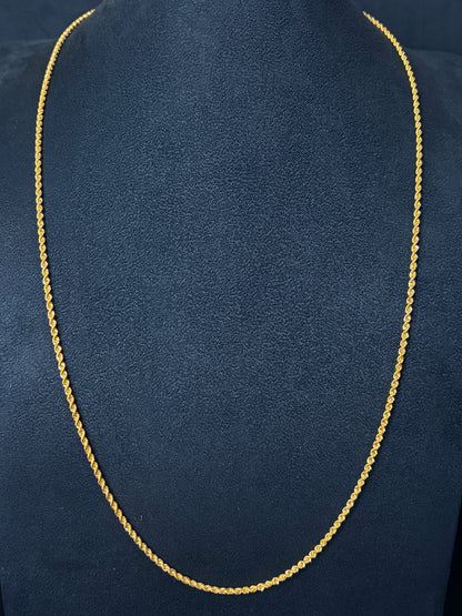 Cadena torzal 2mm 🇮🇹