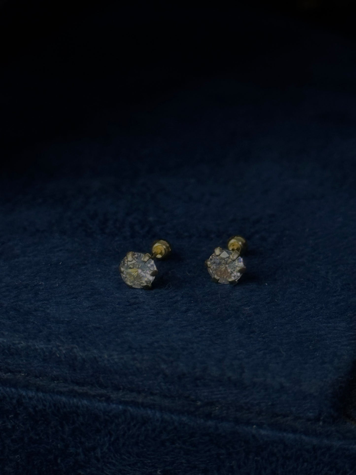 Aretes zirconia clásico