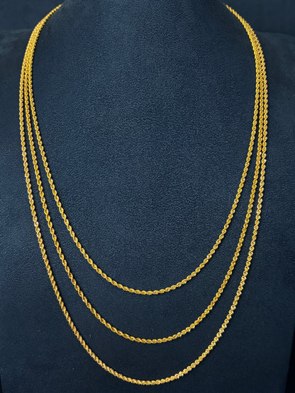 Cadena torzal 2mm 🇮🇹