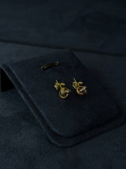 Aretes nudo florentinos