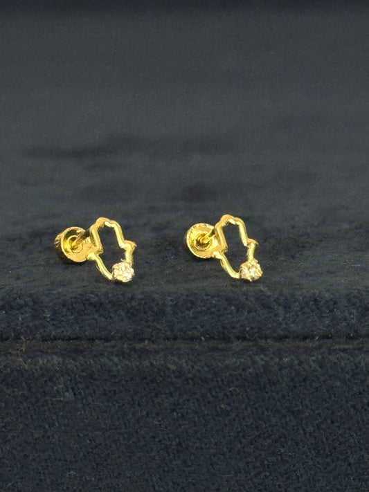 Aretes mano de Fátima