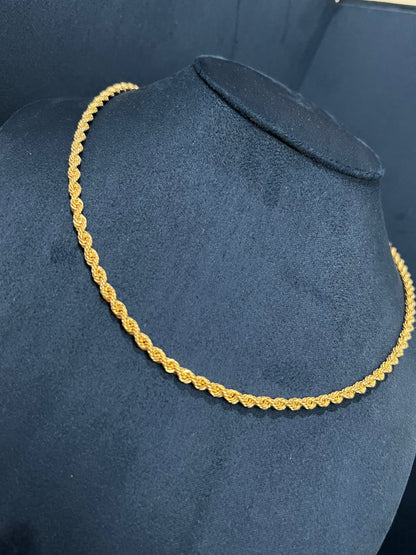 Cadena torzal 5mm 🇮🇹
