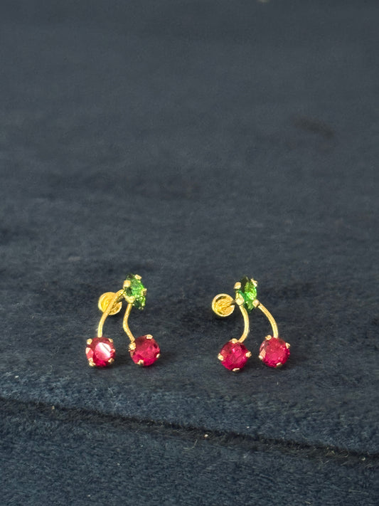 Aretes de cereza