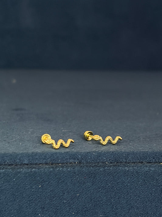 Aretes de serpiente