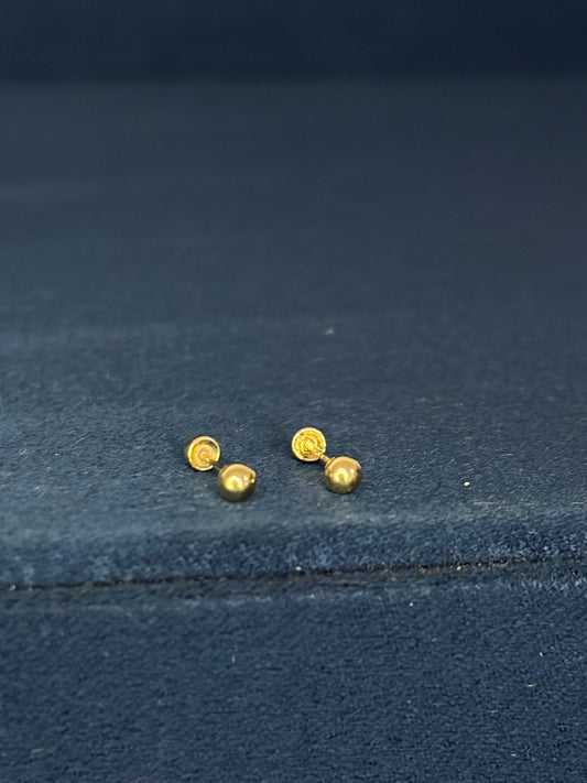 Aretes de bolita