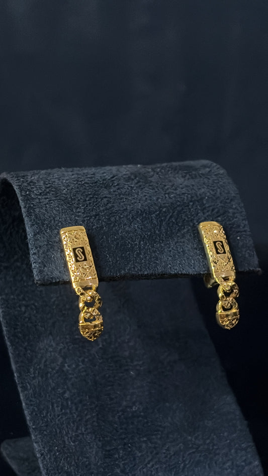 Aretes Mónaco Classic diamantado 🇲🇨