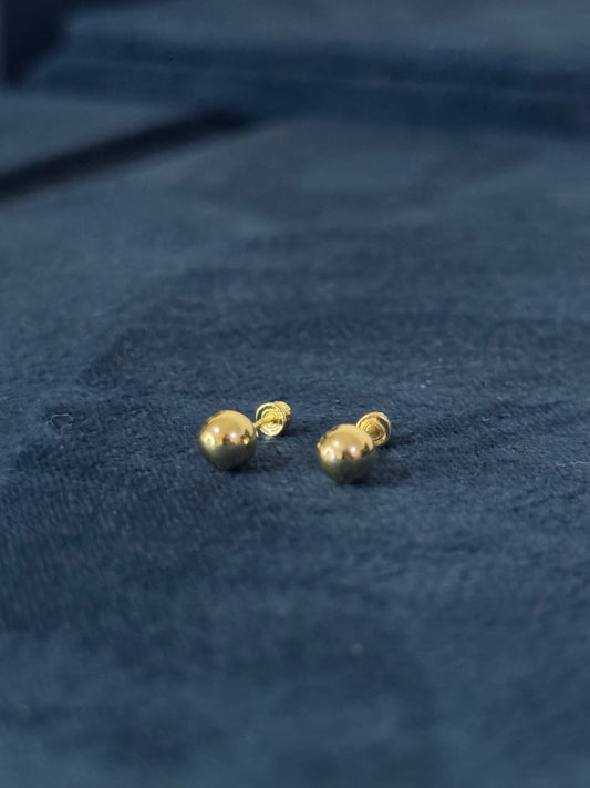 Aretes de bolita