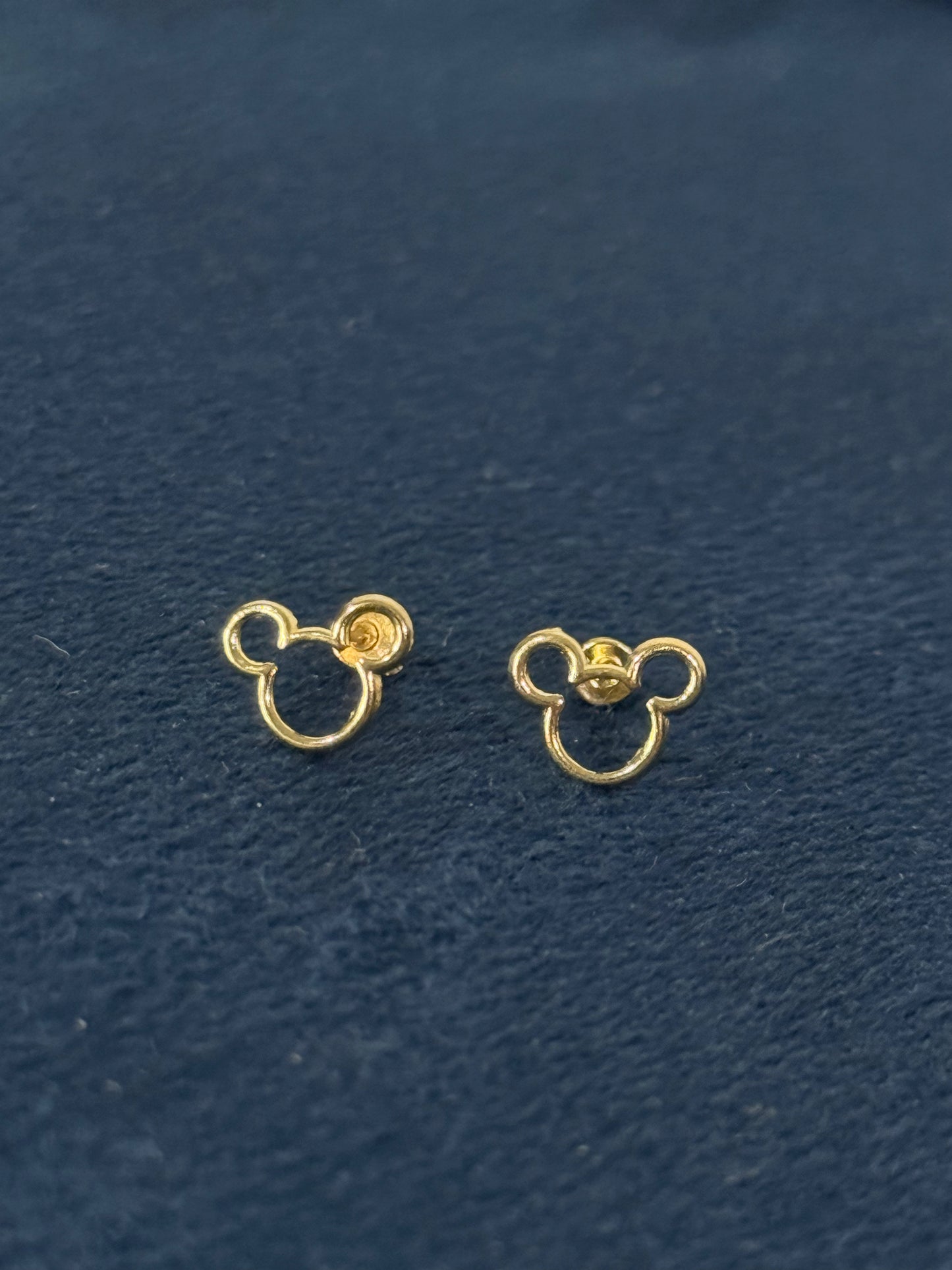 Aretes Mickey Mouse contorno